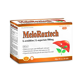 Meloroxtech L-ornithine L-aspartat giảm men gan, xơ gan, gan nhiễm mỡ