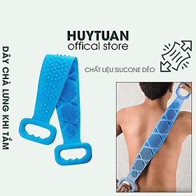 Mua Dây chà lưng - đai chà lưng cọ lưng silicon 2 mặt gai tẩy tế bào chết