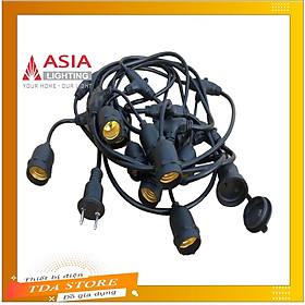 Mua Dây Đui Đèn Trang Trí Ngoài Trời Chống Nước 5m 10 Bóng 7.5m 15 Bóng 10m 20 Bóng  Dây Đèn Dùng Cho Quán Cà Phê Sân Vườn