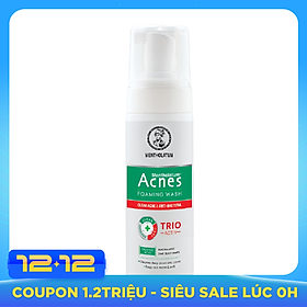 Dung dịch tạo bọt ngăn ngừa mụn Acnes Foaming Wash (150ml)