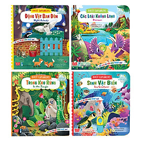 Sách Chuyển Động - Hộp sách - First Explorers (4 Cuốn)