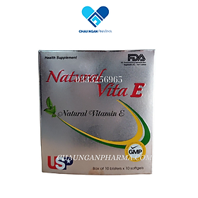 Vitamin Natural Vita E USP - Hộp 100 viên