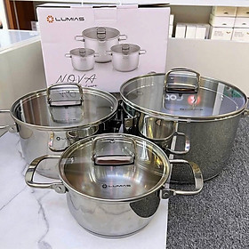 Bộ nồi Lumias Cook Ware 3 món hàng chính hãng