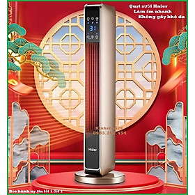 Mua Quạt sưởi gốm Haier có khển  công suất 2200w  làm ấm cực nhanh  không làm khô da  góc quay 90 độ - kèm ảnh thật và video