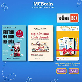 Sách - Mẹ Bỉm Sữa Kinh Doanh + Hành Trình Kinh Doanh Trực Tuyến 28 Ngày - MCBooks