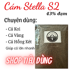 5kg Cám STELLA S2 43% Đạm Nổi Cho Cá Koi , cá vàng 3 đuôi , koi, cá hồng két ,.... tăng trưởng nhanh cám stella