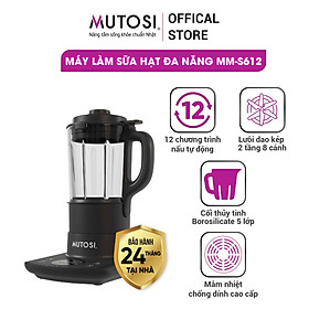 Mua Máy làm sữa hạt Mutosi MM-S612 với 12 chế độ xay nấu đa năng - Hàng chính hãng