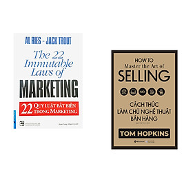 [Download Sách] Combo 2 cuốn sách: 22 Qui Luật Bất Biến Trong Marketing + Cách Thức Làm Chủ Nghệ Thuật Bán Hàng