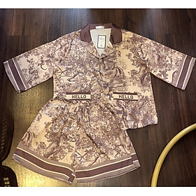 Bộ Đồ Ngủ Lụa Việt Nam Hoa Văn Nhiều Mẫu Xinh Xắn