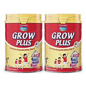 COMBO 2 HỘP SỮA BỘT DIELAC GROW PLUS 1+ 900G CHO TRẺ TỪ 1 - 2 TUỔI