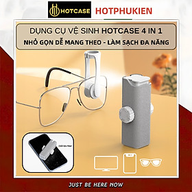 Mua Bộ dụng cụ vệ sinh màn hình điện thoại  mắt kính đeo mắt  cho macbook  laptop hiệu HOTCASE Q5Y tích hợp Spinner xã stress - thiết kế nhỏ gọn  bỏ túi quần - hàng nhập khẩu