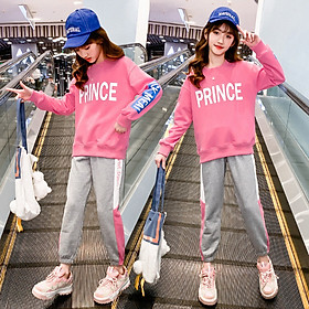 Mua Bộ quần áo thu đông cho bé gái 4-14 tuổi mẫu Prince. Thiết kế cá tính, đường may kỹ.