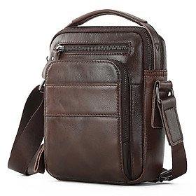 Túi đeo chéo nam DA BÒ THẬT – BEE GEE DCN9383