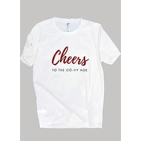 Áo thun nam nữ 80% Cotton White23