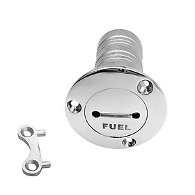 Marine Boat Gas Fuel Tank Deck Fill Filler with Key 316 Stainless Steel