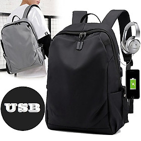 Balo laptop chống nước siêu bền – chống trộm – tích hợp USB sạc ngoài phong cách DRU - BL03 - Hàng Chính Hãng