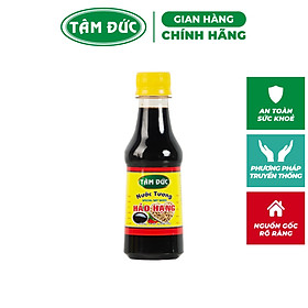 Tâm Đức - Nước tương đậu nành ngon hảo hạng chai 225ml dùng được cho món chay