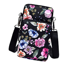 Phone Bag Pouch Adjustable Shoulder Strap Zipper Lightweight Wallet for Travel