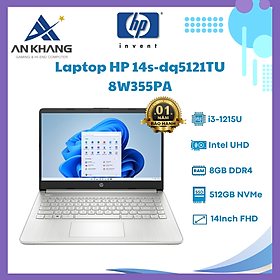 Mua Laptop HP 14s-dq5121TU 8W355PA (Intel Core i3-1215U | 8GB | 512GB | Intel UHD | 14 inch FHD | Win 11 | Bạc) - Hàng Chính Hãng - Bảo Hành 12 Tháng
