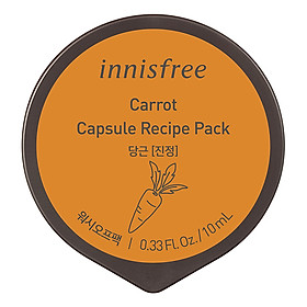 Mặt Nạ Rửa Dạng Hủ Từ Cà Rốt Innisfree Capsule Recipe Pack Carrot (10ml) - 131171940