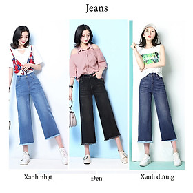 Quần jeans nữ Ống Suông Lửng_ ZART-JLUNG