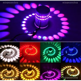 CÁI ĐÈN XOÁY ỐC TRANG TRÍ TƯỜNG MÀU SẮC CỰC ĐẸP