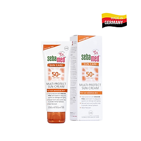 Kem Chống Nắng Sebamed Cho Da Mặt pH 5.5 SPF 50+ Sebamed Sun Care Multi Protect Sun Cream SPF 50+ Without Perfume SSP01A (75ml)