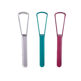 (Bộ 3 cái) Dụng cụ cạo lưỡi Okina (Tròn - Vuông - Tam Giác)