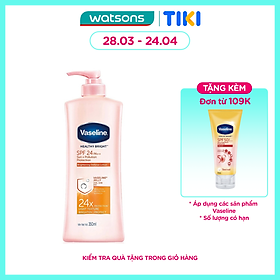 Sữa Dưỡng Thể Vaseline Sun+ Pollution Protection SPF24 PA++ Chống Nắng và Dưỡng Sáng Da 350ml