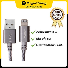 Mua Cáp Lightning MFI 1 m Mbest DS286-WB Xám - Hàng chính hãng