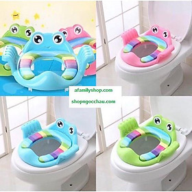 Mua Lót bệt ngồi vệ sinh cầu vồng hình ếch cho bé