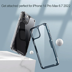 Ốp lưng dành cho  iPhone 14 Pro Max Nillkin trong suôt- hàng chính hãng