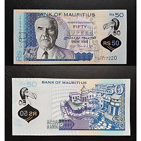 Mua Tờ tiền 50 Rupees của Mauritius   tiền polyme   Mới 100% UNC - tiền châu Phi  sưu tầm