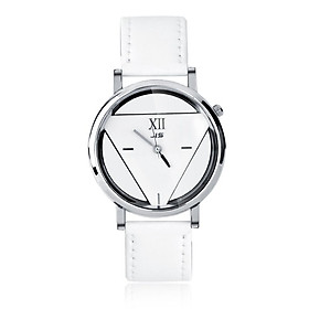 Casual Leatherette Stainless Steel Analog  Wrist Watch - White