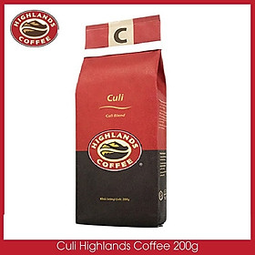 Hình ảnh Cà phê Rang xay Culi Highland Coffee 200g