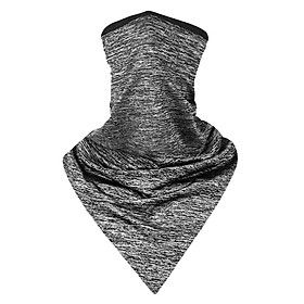 Khẩu trang vải trùm cổ chống nắng, chống tia UV-Màu Xám nhạt-Size 1 miếng