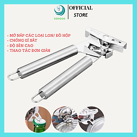 Dụng cụ mở nắp lon tiện dụng bằng Inox - Đồ khui hộp đa năng 20.5x7.5cm