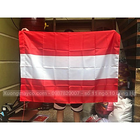 Cờ nước Áo 1m x 1,5m