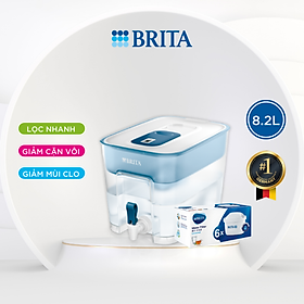 Mua Combo Bình lọc nước BRITA Flow 8.2L kèm Hộp 6 lõi lọc BRITA Maxtra Plus - Hàng Chính Hãng