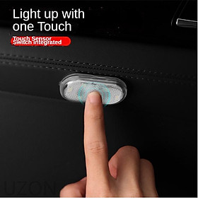 Đèn LED Gắn Trần Xe Hơi Không Dây Sạc USB Tiện Dụng