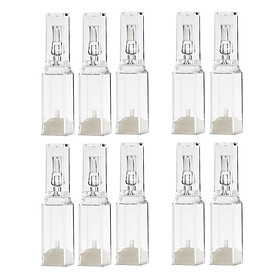10 Pieces Transparent Disposable Sample Empty Plastic Perfume Essential Oil Cosmetic Makeup Liquid Bottles Container Vials 5ml 10ml