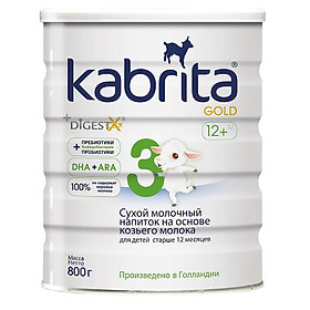 Sữa Dê Nga Kabrita Gold số 3 800g (12+ tháng)