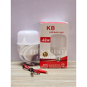 Mua Bóng đèn led trụ kẹp bình nhiều công suất 9W/12W/20W/30W/40W  dùng kẹp vào bình ắc quy hay nguồn điện 12V