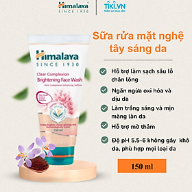 Sữa Rửa Mặt Tinh Tế Làm Sạch Và Trắng Da Cải Tiến Với Nghệ Tây Himalaya Herbals (150ml)