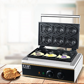 Mua Máy Làm Bánh Cá Công Nghiệp 6 khay - Máy Nướng Bánh Cá size lớn hàng chính hãng