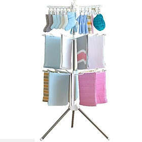 Mua GIÁ PHƠI CÂY PHƠI ĐỒ CHO BÉ XOAY 360 ĐỘ 56 KẸP