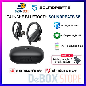 Mua Tai Nghe True Wireless Thể Thao Earbuds SoundPEATS S5  Chống thấm nước IPX7  Driver 12mm - Hàng Chính hãng