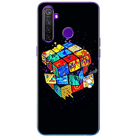 Ốp lưng dành cho Realme 5 Pro mẫu Rubik