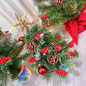 Mua Cây thông noel mini để bàn nhỏ gọn sẵn phụ kiện trang trí giáng sinh