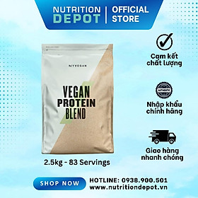 Sữa bổ sung đạm dành cho người ăn chay Vegan Blend Protein 2.5kg - Nutrition Depot